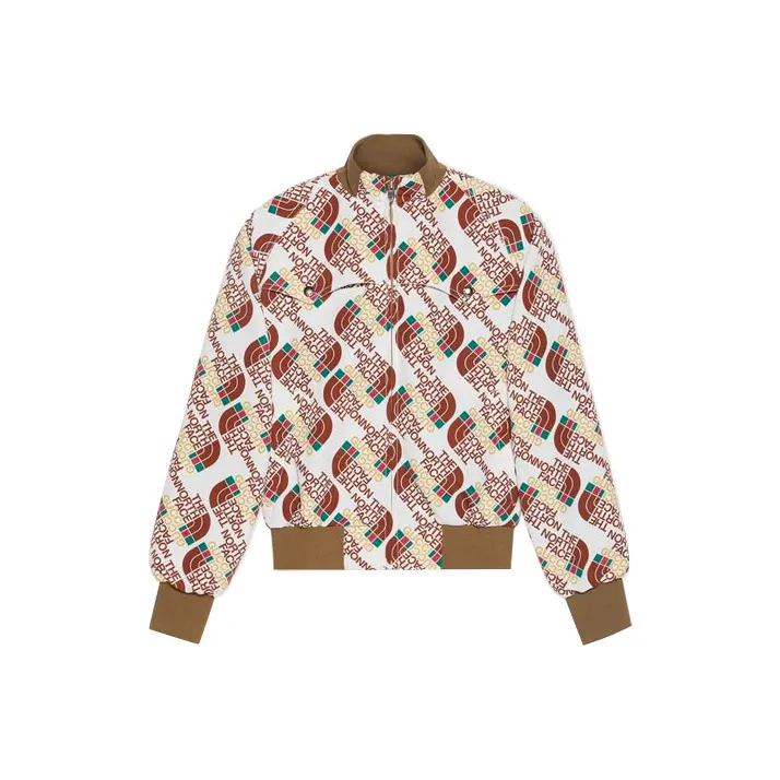 GUCCI X The North Face Web Print Technical Jersey Jacket-0