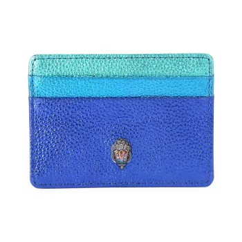 Kurt Geiger London Leather Card Holder Women's Green & Blue
