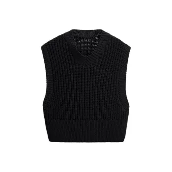 ZARA Tank Tops Men Black