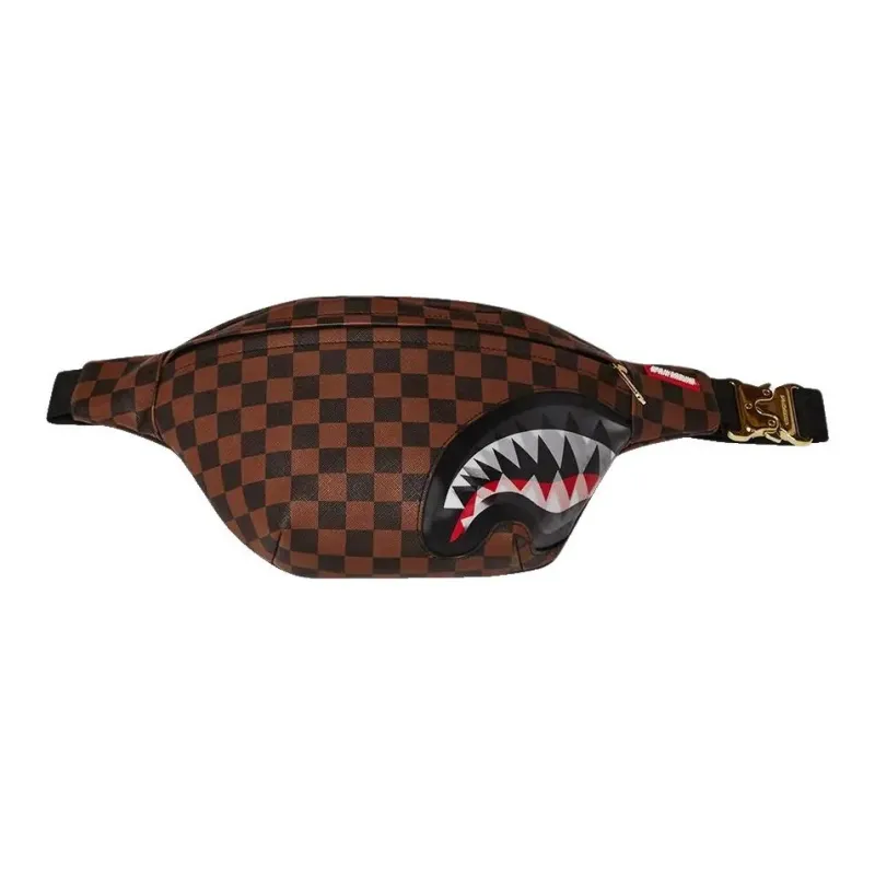 SPRAYGROUND Artificial Leather Fanny Pack Women's Brown-1