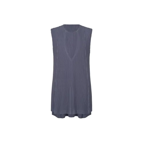 ISSEY MIYAKE Monthly Color February Tank Tops Men's Blue Gray