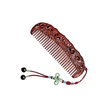 FANGYUANXIAOFU Rosewood Wooden Comb Women's