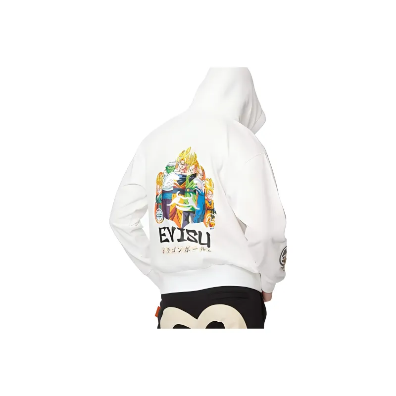 EVISU X Dragon Ball Z Sweatshirts Men White-2