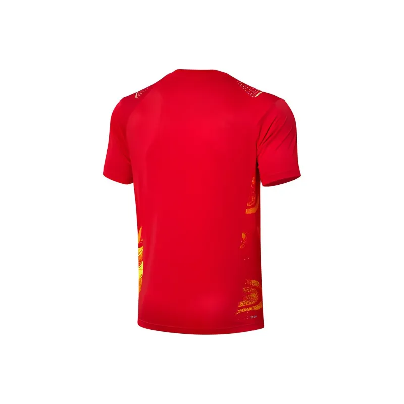 LiNing Table Tennis Series T Shirt Men's Red-1