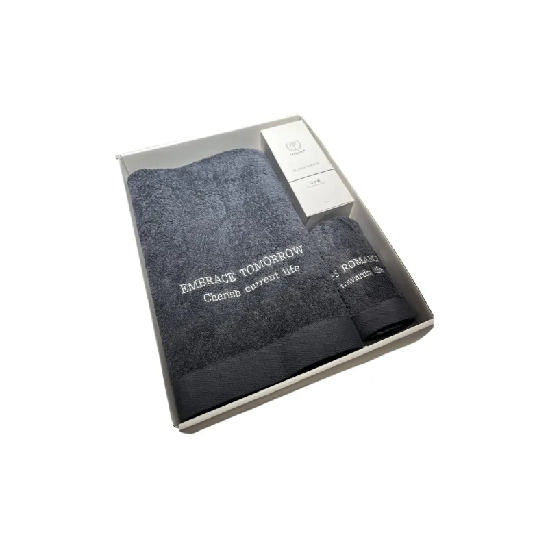 Mapping Bath Towel Three Piece Set Box-2