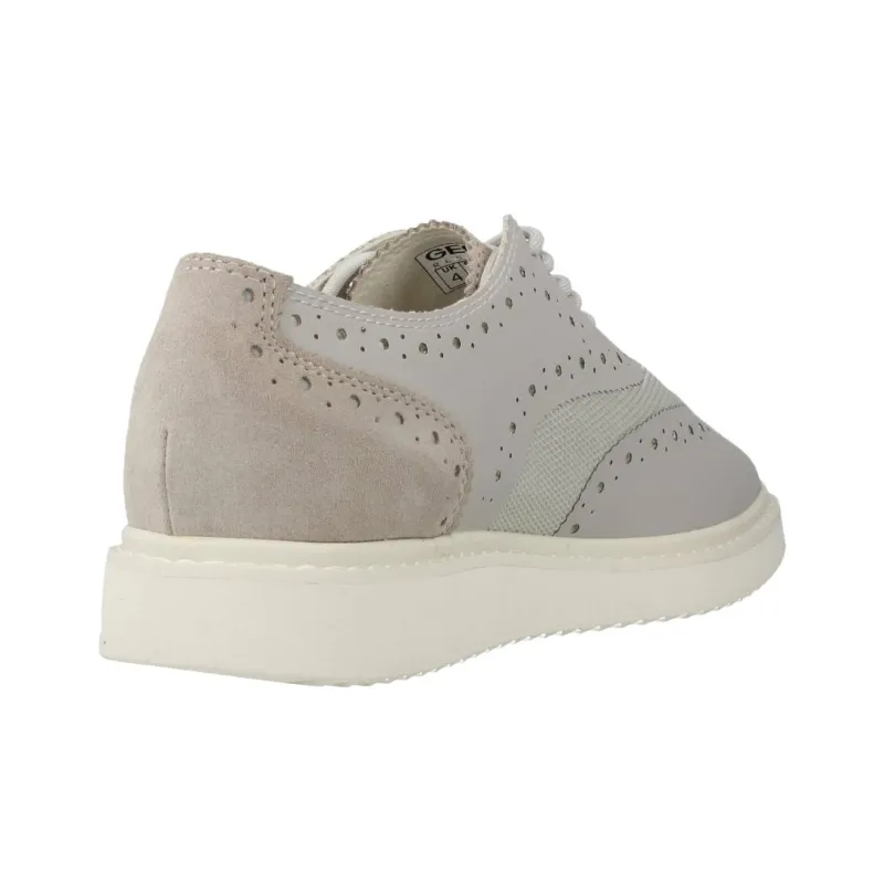 GEOX THYMAR Casual Single Shoes Women's Gray-4