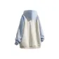 Apricot & Light Blue (Fleece-Lined)