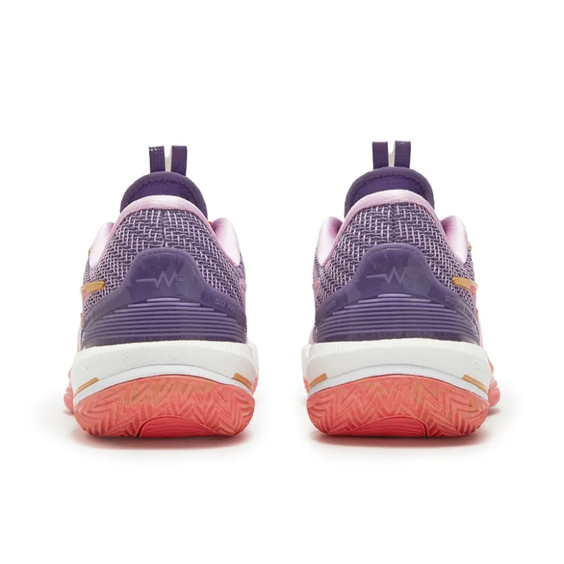 361° Cushioning Slip Resistant Coverage Low Top Basketball Shoes Men's Dream Purple-3