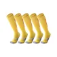 Long Shaft Soccer Socks Yellow 5 Pack