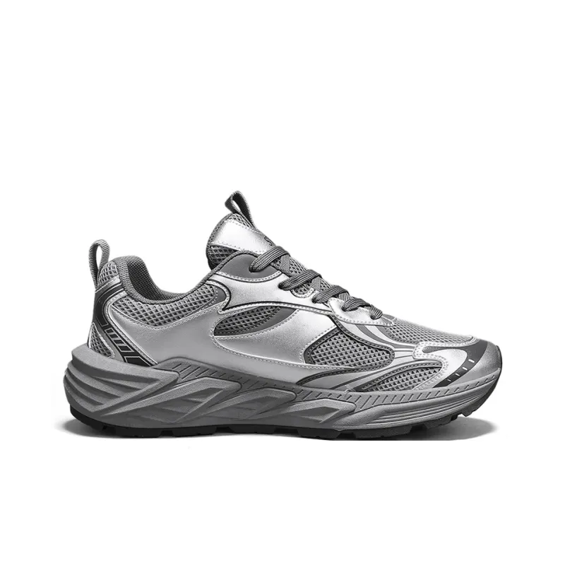 HACKBUTEER Low Top Chunky Sneakers Men's Box Included-4