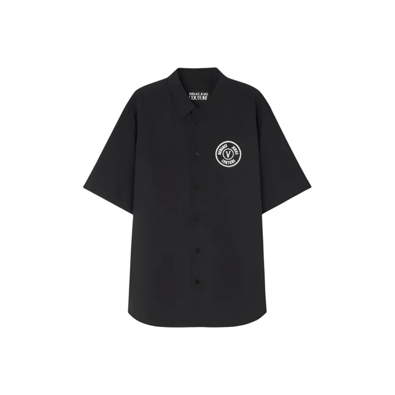 VERSACE Logo Emblem Shirt-0
