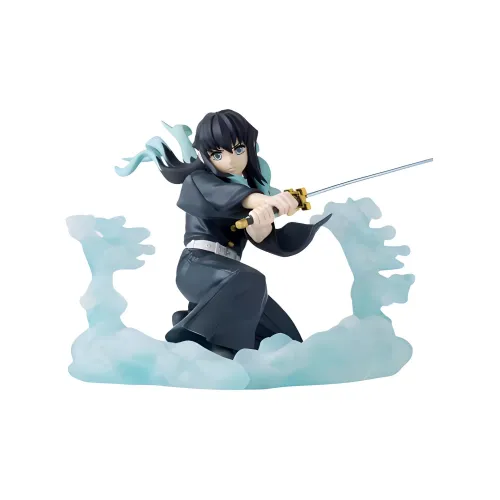 SEGA Demon Slayer Kimetsu No Yaiba, Figure, Muichiro Tokito, Pillar Training Scene Bonus Gifts 19cm