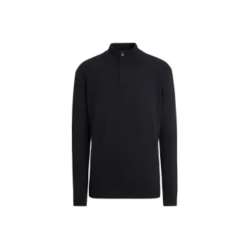 Zzegna Oasi Mock Neck Ribbed Jumper