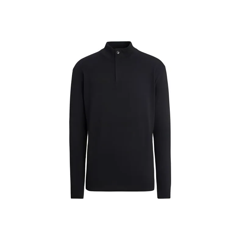 Zzegna Oasi Mock Neck Ribbed Jumper-0