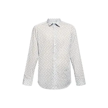 ETRO Graphic Printed Long Sleeved Shirt