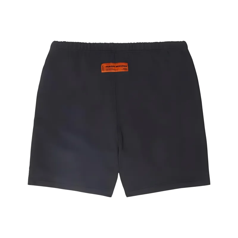 HERON PRESTON Slogan print Cotton Shorts-1