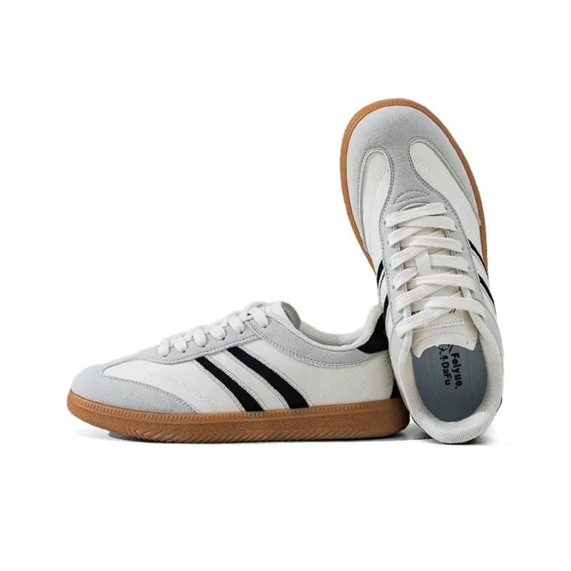 Dafu Leaps Forward Wrapping, Wear Resistant And Non Slip Low Top Skateboard Shoes Women's Beige Gray Black-3