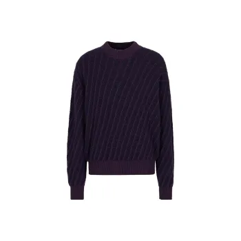 EMPORIO ARMANI Sweaters Men Purple