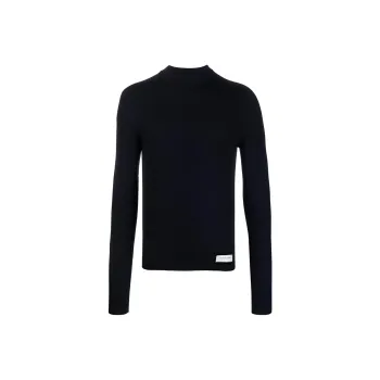 BALMAIN Logo Patch Knitted Jumper