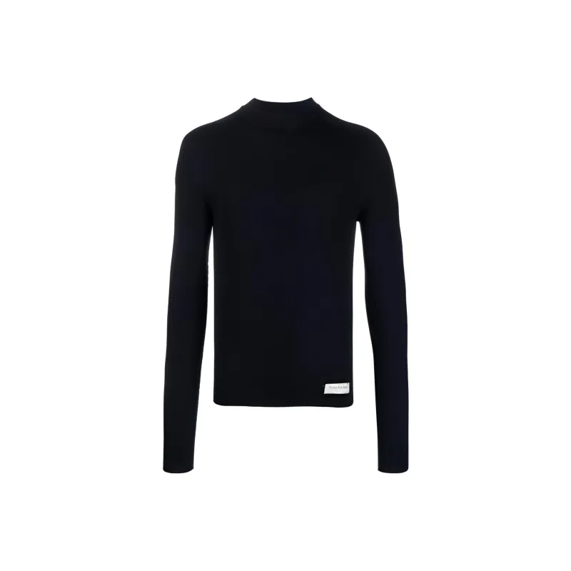 BALMAIN Logo Patch Knitted Jumper-0