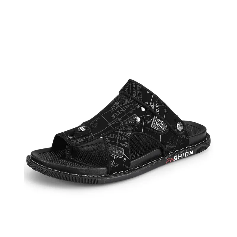 Shiozawa Rubber Sole Stitching Abrasion Resistant Flip Flops Men's-0