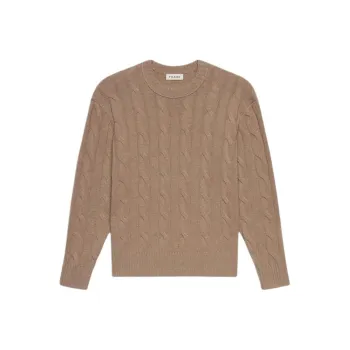 FRAME Cashmere Cable-knit Sweater
