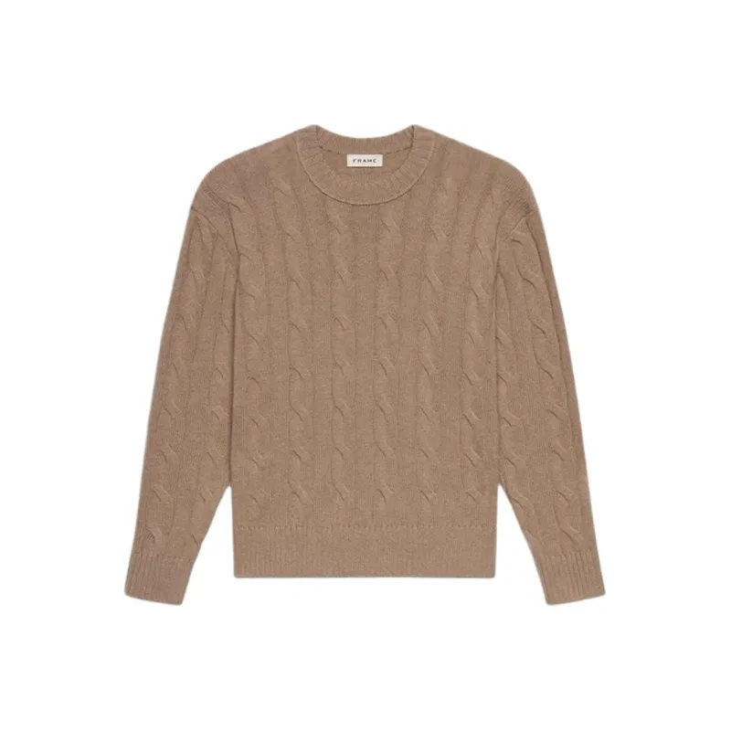 FRAME Cashmere Cable-knit Sweater-0