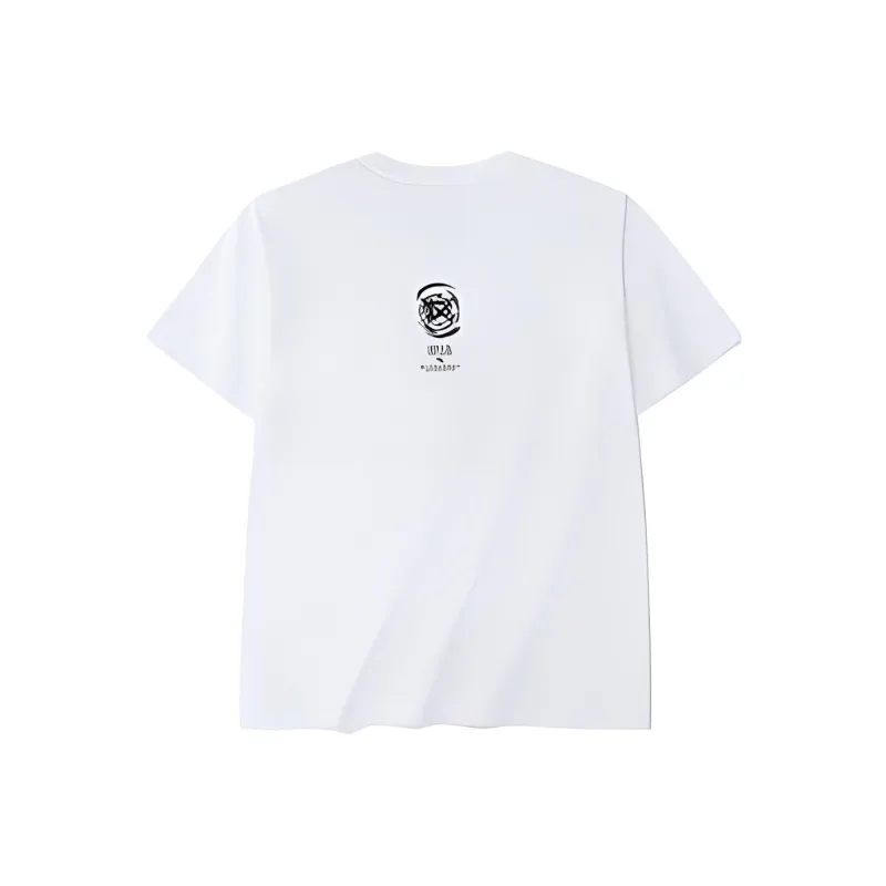 ANTA Basketball Collection T Shirts Unisex White-1