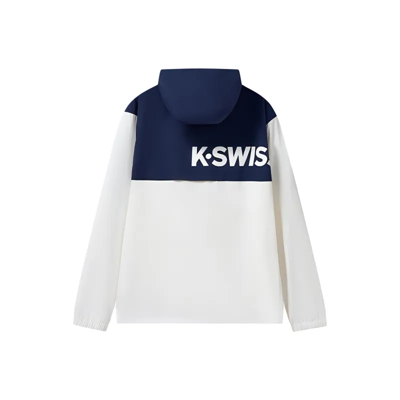 KSWISS Jackets Coats Men's White And Blue Set-1