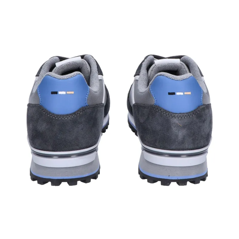 HUGO BOSS Parkour L 034 Low Top Casual Shoes Men's Gray Blue-6