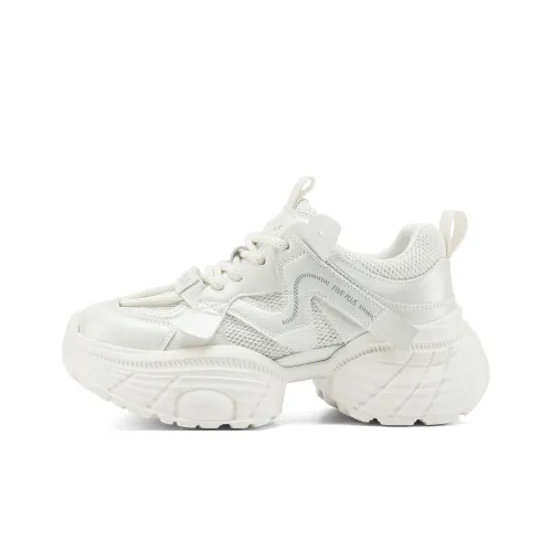 FIVE PLUS Anti Slip Wear Resistant Low Top Chunky Sneakers Women's