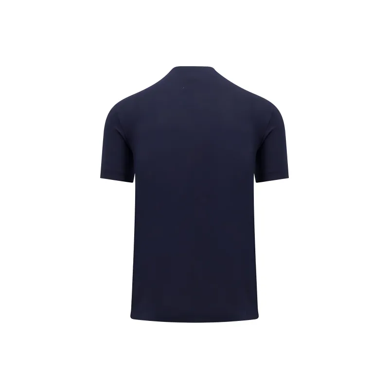 GIORGIO ARMANI V neck T shirt Icon In Stretch Viscose Jersey-1