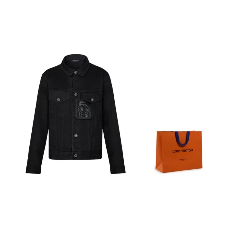 LOUIS VUITTON LOUIS VUITTON Staples Edition Dna Denim Jacket-5