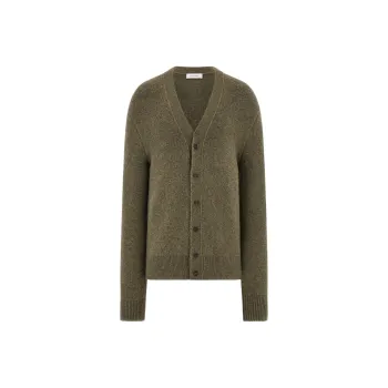 FERRAGAMO Cashmere Sweater Men's Olive Green