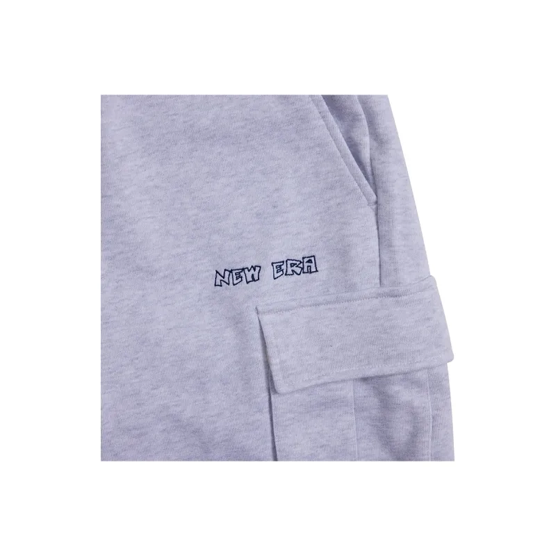 New Era FW24 Casual Shorts Unisex Light Gray-3