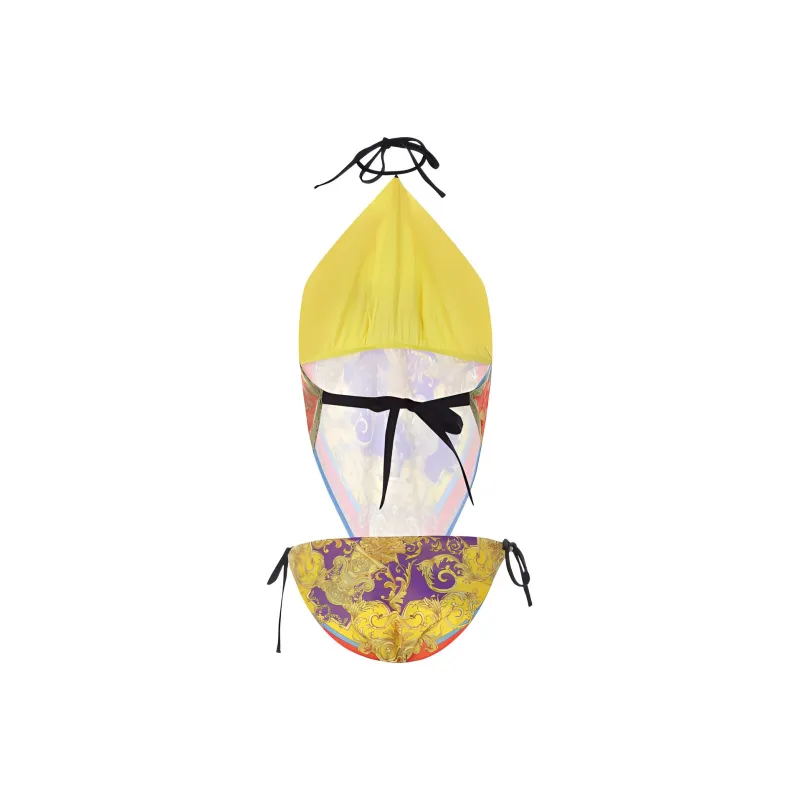 VERSACE One Piece Swimsuits Women's Yellow-1