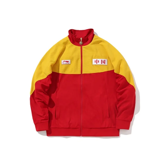 LiNing Jacket Unisex Red Yellow-0