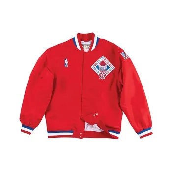 Mitchell Ness Jackets Unisex Red