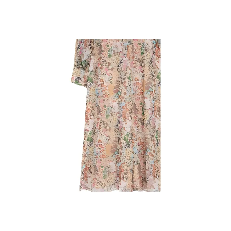 MaxMara Long Sleeved Dress Women's Multicolor-1
