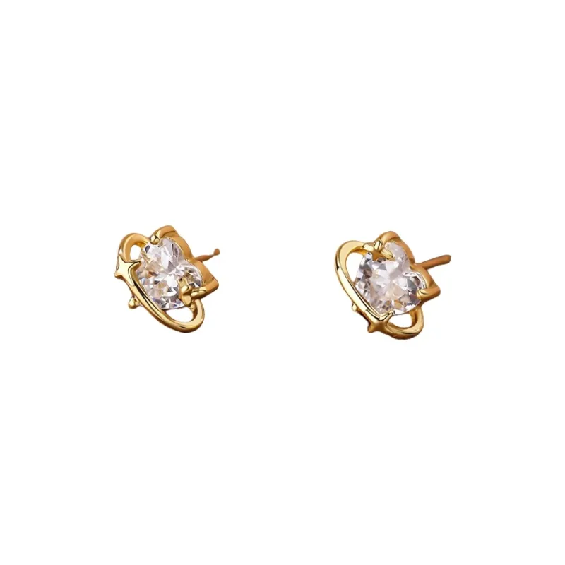 QUIET LOVE Sterling Silver Stud Earrings Women's-6