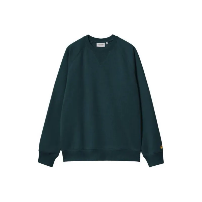 Carhartt WIP Chase Logo Embroidered Crewneck Sweatshirt-0