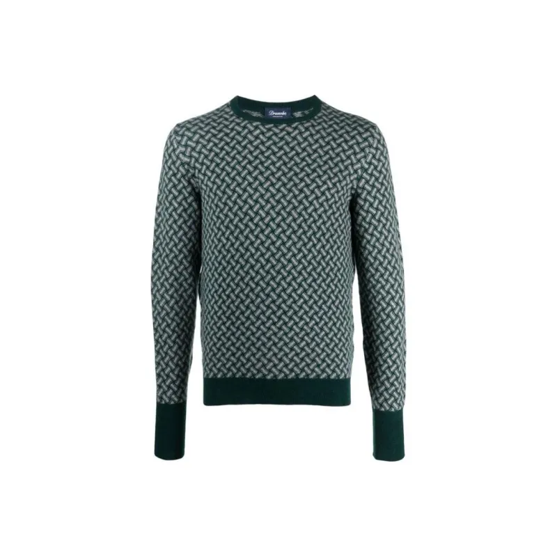 Drumohr Pattern jacquard Knit Jumper-0