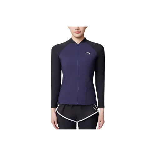 Anta Two-Piece Swimsuits Women's Dark Blue/Basic Black