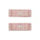 1 Pair Pink (Double-Layer Shell Print Butterfly) 000306