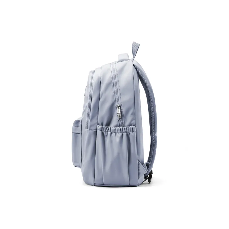 KEYSTREET Fabric Backpack Unisex Ecru/Classic Black/Haze Blue/Mint Green-15