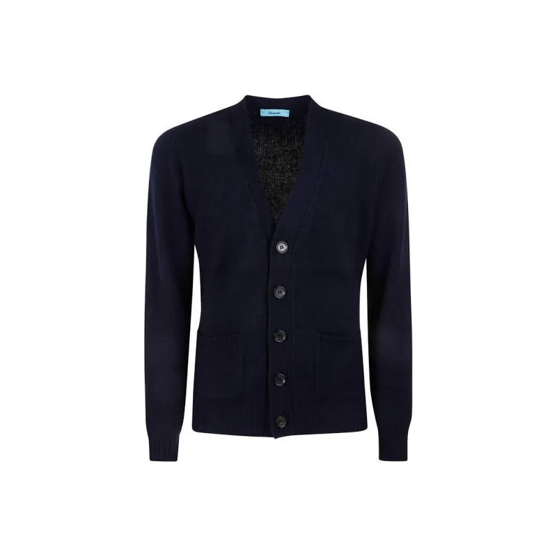 Drumohr V neck Lambs wool Cardigan-0