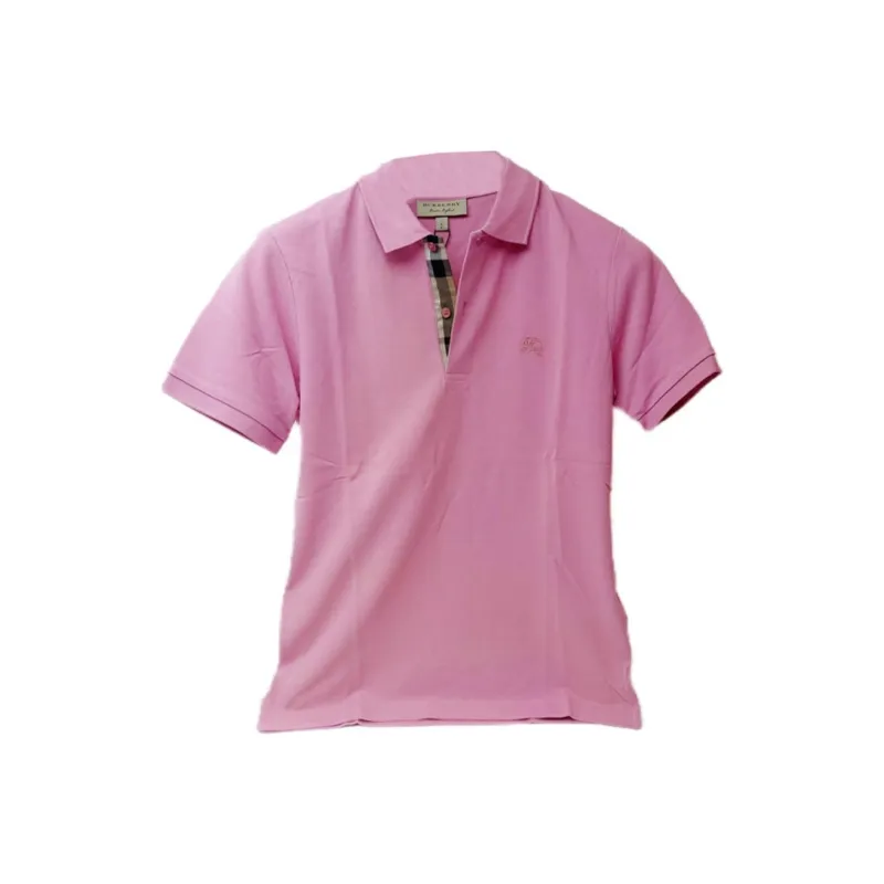 Burberry Polo Shirts Men Pink-0