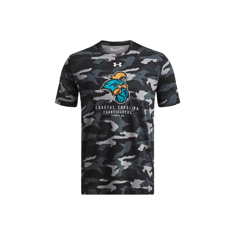 Under Armour Performance CottonCollegiate T Shirt Men's Black/Gray-0
