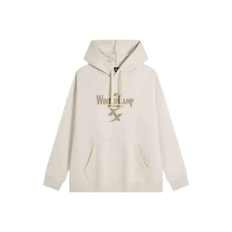 XTEP Sweatshirt Men's Cotton White-0