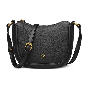 PIERRE CARDIN Cow Leather Shoulder Bag Regular Women's Black/Elephant Gray/Green
